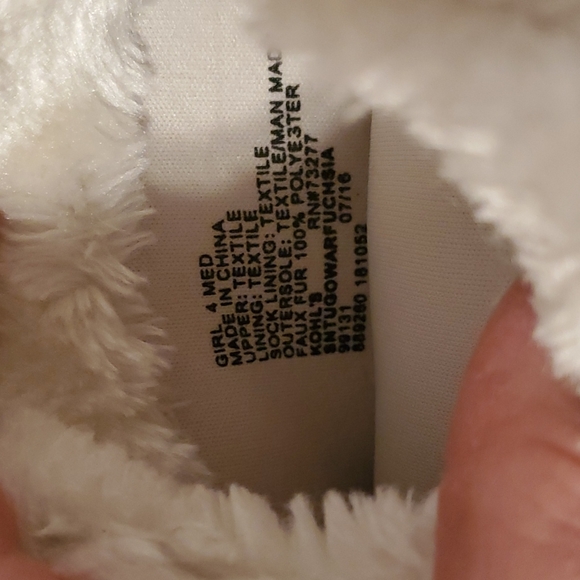 Size 4 Sonoma faux fur trim fushia boots - Picture 8 of 12